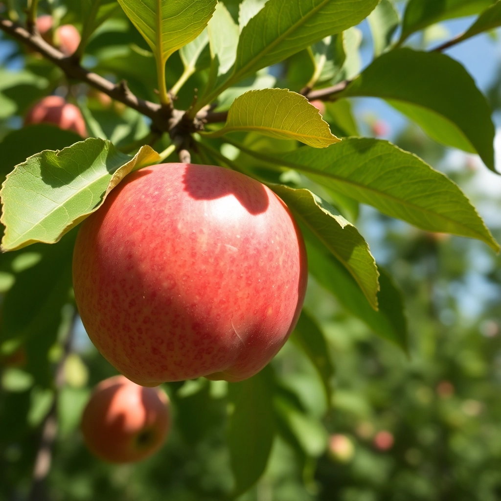 Best Realistic Apple On Tree Phone Photogenic Background